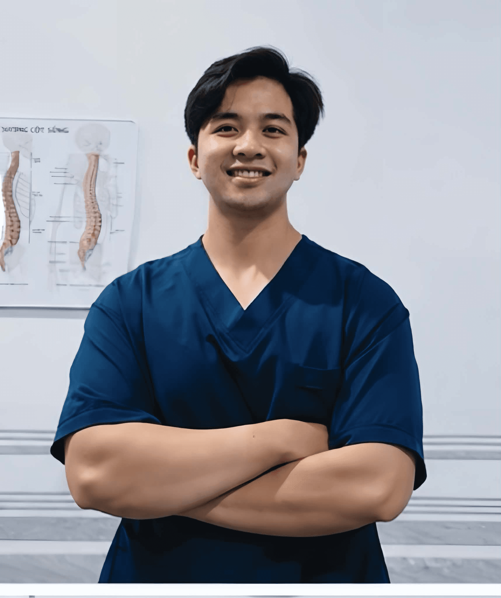 Chân dung Phương Duy tại trung tâm chăm sóc sức khỏe